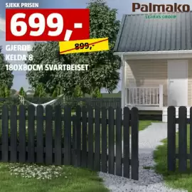Bauhaus kundeavis Side 7: Palmako Gjerde Kelda 8 €699,00