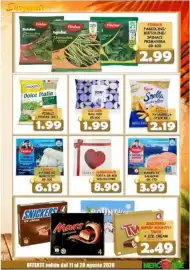 Volantino MercADone Pagina 17: Pizzioli Patasnella Stick €2,19, Findus 4 Fiori di Merlozzo €6,19