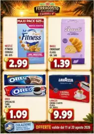 Volantino MercADone Pagina 3: OREO SPECIALITÀ TUBO €1,09, Lavazza crema e gusto classico €9,99
