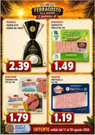 Volantino MercADone Pagina 5: Negroni mortadella €1,19, Fiordilatte Zarina €2,39