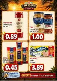 Volantino MercADone Pagina 6: Nostromo tonno €3,89, Cirio legumi in vetro €1,00