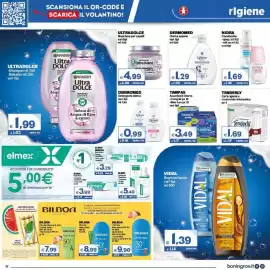 Volantino Boningros Cash and Carry Pagina 18: Tampax asorbenti interni €3,49, Nidra deodorante €1,69