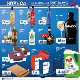 Volantino Boningros Cash and Carry Pagina 23: Ciemme Rhum - des caribes - Bianco €19,99, Gibson's Gin Botanical €10,99