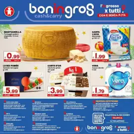 Volantino Boningros Cash and Carry Pagina 24: Le roi fumée salmone norvegese €5,99, Acqua naturale Vera €1,79