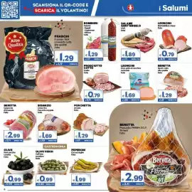 Volantino Boningros Cash and Carry Pagina 6: Olive nere secche condite €0,99, Salame Sant'Angelo I.G.P. €1,89