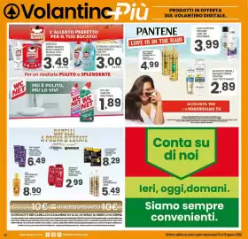 Volantino Despar Pagina 23: Lacca Elnett Fissaggio Forte/Normale €5,49, Lacca/spuma Pantene €3,99
