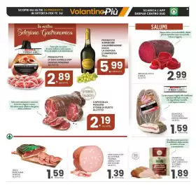 Volantino Despar Pagina 6: Granfesa di tacchino Lenti arrostito al forno €1,89, Mortadella IGP in cotenna Felsineo €1,39