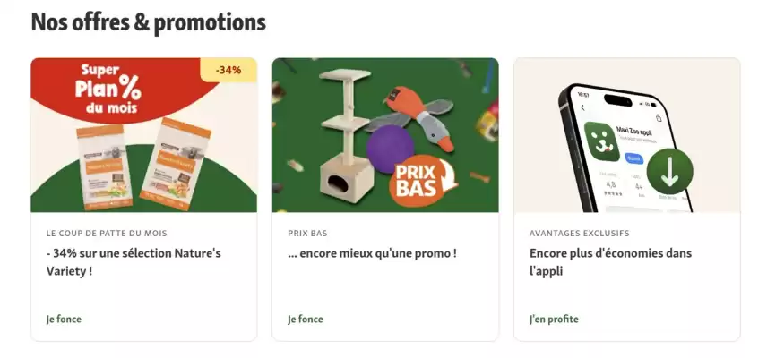 Maxi Zoo (valable jusqu'au 13-08)