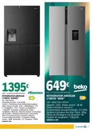 Catalogue E.Leclerc page 3: Beko Réfrigérateur Américain 2 Portes €649,00, Hisense RÉFRIGÉRATEUR AMÉRICAIN 2 PORTES €1.395,00