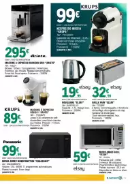 Catalogue E.Leclerc page 5: Panasonic MICRO-ONDES MONOFONCTION €99,95, Elsay GRILLE PAIN €32,95