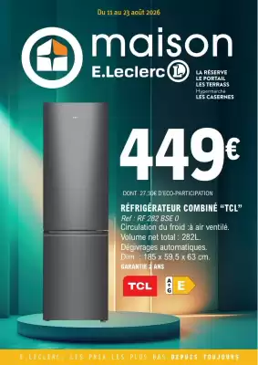 E.Leclerc (valable jusqu'au 23-08)