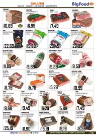 Volantino Big Food Pagina 15: Segata speck 1/2 s/n €7,49, Bresaola Stella Rigamonti €22,49