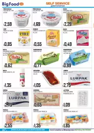 Volantino Big Food Pagina 24: Halta margarina vegetale €2,29, Bonizzi Panna da cucina UHT €0,55