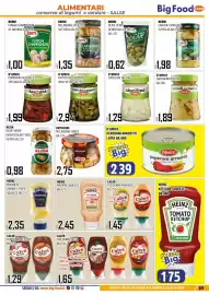 Volantino Big Food Pagina 37: Heinz maionese limone e pepe €2,35, Berni olive verdi denocciolate €0,62