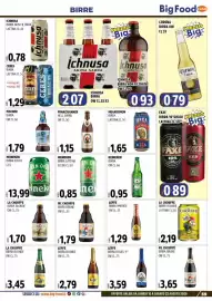 Volantino Big Food Pagina 59: Ceres birra lattina €1,29, Fischer birra blonde €1,79