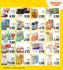 Volantino Spazio Conad Pagina 15: Caffè espresso Napoli o Intenso Kimbo €6,99, Krave Kellogg's €2,00