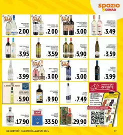 Volantino Spazio Conad Pagina 17: Vino frizzante garzellino €2,00, Vodka Eristoff €7,49