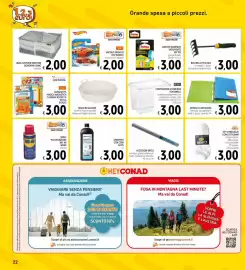 Volantino Spazio Conad Pagina 22: Veicolo singolo Hot Wheels €2,00, Raccoglitore 4 anelli €3,00