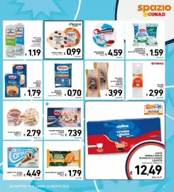 Volantino Spazio Conad Pagina 30: Yogurt greco Piacersi €0,99, Caffè crema e gusto risveglio classico Lavazza €12,49