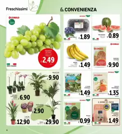 Volantino Spazio Conad Pagina 4: Conad insalata mediterranea €1,35, Conad mandorle sgusciate €9,90