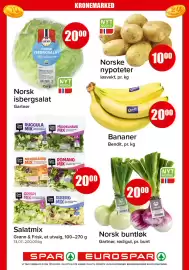 Eurospar kundeavis uke 33 Side 2: KRONEMARKED GARTNER NORSE KVALITET 2000 NYT NORGE NORSK ISBERGSALAT Mild, saftig og spre