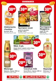 Eurospar kundeavis uke 33 Side 6: KRONEMARKED Synneve 300⁰⁰ 30⁰⁰ Synnøve 3 OSTER NYT EKTE OST LIFTER SMAKEN T, KONGSGÅRD OG