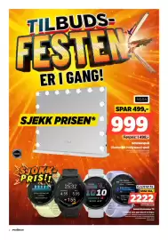 POWER kundeavis uke 33 Side 2: Nooa Sminkespeil Glamorøst Hollywood speil €999,00