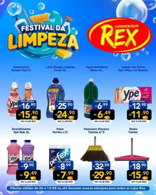 Catálogo Supermercados Rex (válido até 12-08)