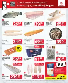 Selgros gazetka Strona 4: Krewetki Białe €49,08, Pstrąg tęczowy Ok €27,93