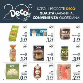 Volantino Decò Local Pagina 16: Decò biscotti petit €1,39, Decò crème caramel €1,45