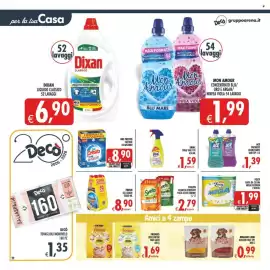 Volantino Decò Local Pagina 28: Svelto ricarica detersivo piatti aceto/limone €2,79, Foxy carta da cucina mega decorata €1,99