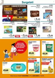 Volantino Coop Sardegna settimana 33 Pagina 11: FROSTA Filetti di Merluzzo €5,69, Mars, Bounty, Snickers, Twix €3,35