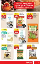 Auchan akciós újság hét 33 Oldal 11: PACO ÉTKEZÉSI FEHÉRBAB €529,00, TÜNDÉRKERT Vöröslencse €499,00