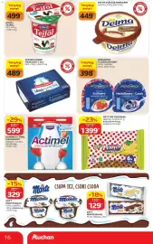 Auchan akciós újság hét 33 Oldal 16: DELMA CSÉSZÉS MARGARIN €449,00, MÖVENPICK TEJSZÍNJOGHURT €398,00