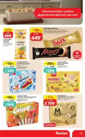Auchan akciós újság hét 33 Oldal 19: LEDO SORBET PÁLCIKÁS JÉGKRÉM €499,00, Algida Twister jégkrém multipack €1.349,00