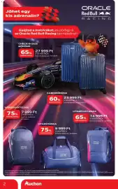 Auchan akciós újság hét 33 Oldal 2: UTAZÓ HÁTIZSÁK €14.999,00, Városi hátizsák €7.999,00