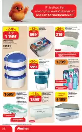 Auchan akciós újság hét 33 Oldal 38: CURVER MŰANYAG ÁGY ALATTI TÁROLÓDOBOZ €1.899,00, CURVER FRESH&GO ÉTELTARTÓ €219,00