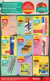 Auchan akciós újság hét 33 Oldal 45: AUCHAN KEDVENC ÁLLATMINTÁS GRAFITCERUZA €199,00, Stabilo színes ceruza €359,00