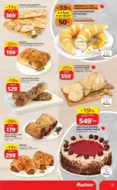 Auchan akciós újság hét 33 Oldal 9: AUCHAN KEDVENC RETRO KIFLI €50,00, Fokhagymás Baguette €369,00