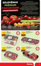Auchan akciós újság hét 33 Oldal 3: LUŠT CHERRY MIX PARADICSOM €599,00, LUŠT FÜRTÖS SZILVAPARADICSOM €669,00