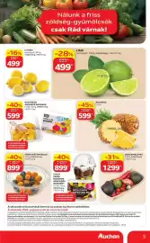Auchan akciós újság hét 33 Oldal 5: Citrom €499,00, Lime €499,00