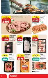 Auchan akciós újság Oldal 2: HAJNAL HÚS FRÉDI SERTÉS GRILL TARJASZELET €2.199,00