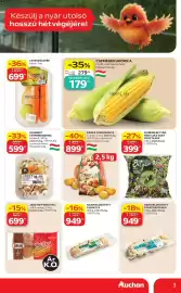 Auchan akciós újság Oldal 3: Csemegekukorica €179,00, GOURMET CSIPERKEGOMBA €599,00