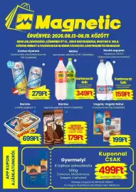 Magnetic akciós újság hét 33 Oldal 1: Bambo €179,00, Márka szénsavas üdítőital €349,00