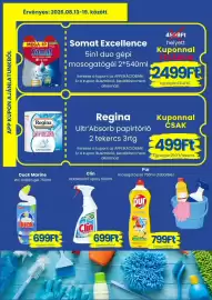 Magnetic akciós újság hét 33 Oldal 12: Clin ablaktisztító spray €699,00, Duck wc tisztító gél €699,00