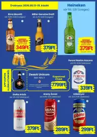 Magnetic akciós újság hét 33 Oldal 8: Heineken €379,00, Arany Ászok €289,00