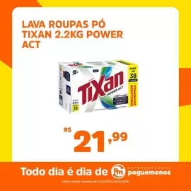 Catálogo Supermercados Pague Menos semana 33 Página 4: Lava roupas pó tixan power act €21,99