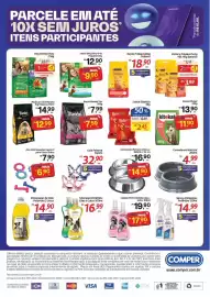 Folheto Comper Página 2: Snack sidekick €2,45, Colônia pet petbrilho cães e gatos €17,90