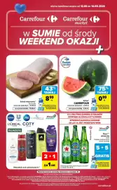 Carrefour Market gazetka Strona 1: Schab bez kości Carrefour €8,99, Arbuz Carrefour €0,99