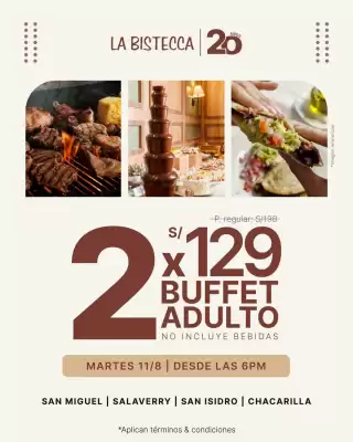 La Bistecca (válido hasta 13-08)